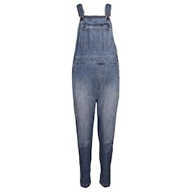 Autre Marque-Jeans Romper with zips-Blue