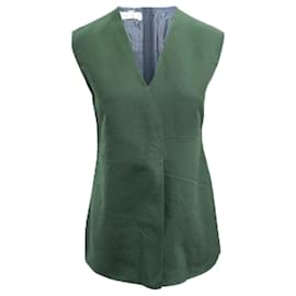 Marni-Khaki Sleeveless Top-Green,Khaki