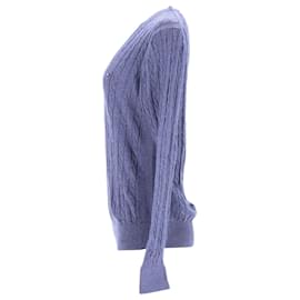 Tommy Hilfiger-Suéter masculino de malha com cabo-Azul