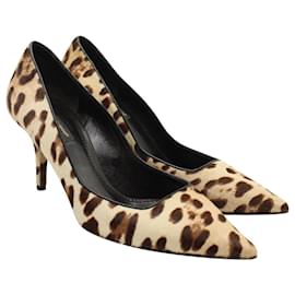 Dolce & Gabbana-Leopard Print Calf Hair Heels-Other