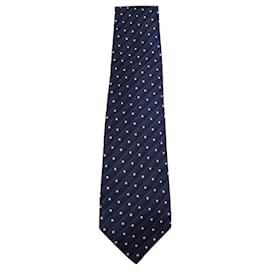 Bulgari-Bvlgari x Davide Pizzigoni Navy Blue Spot Tie-Multiple colors,Other