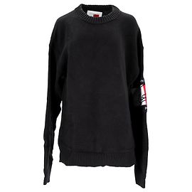 Tommy Hilfiger Lewis Hamilton-Pullover aus Bio-Baumwolle mit Logo für Herren Schwarz