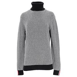 Tommy Hilfiger Zweifarbiger Rollkragenpullover für Herren Schwarz