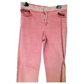 Chanel-Chanel jeans size 40-Coral,Peach
