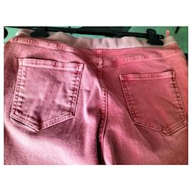 Chanel-Chanel jeans size 40-Coral,Peach