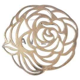 Chanel-camelia brooch-Silver hardware