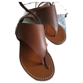 Hermès-Sandals-Brown