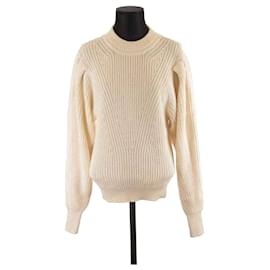 Isabel Marant-Pull-over en coton-Blanc