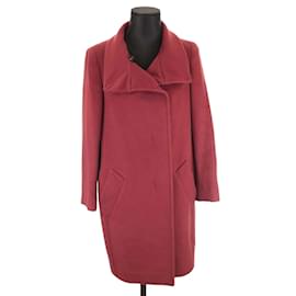Max & Moi-Wool coat-Dark red