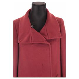 Max & Moi-Wool coat-Dark red