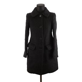 Miu Miu Wool coat Black