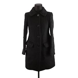 Miu Miu-Wool coat-Black