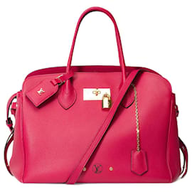 Louis Vuitton-LOUIS VUITTON Milla Bag in Pink Leather - 101710-Pink