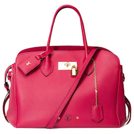 Louis Vuitton-LOUIS VUITTON Milla Tasche aus rosa Leder - 101710-Pink