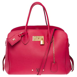 Louis Vuitton-Bolsa LOUIS VUITTON Milla em couro rosa - 101710-Rosa