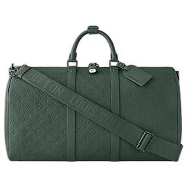 Louis Vuitton LV Keepall 50 cuir vert neuf Vert foncé
