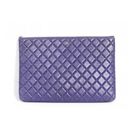 Chanel-Chanel timeless clutch in blue-Blue