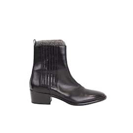 Sartore-Leather boots-Black
