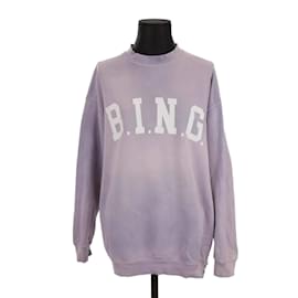 Anine Bing-Pull-over en coton-Violet