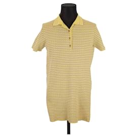 Louis Vuitton-Cotton Polo Shirt-Yellow