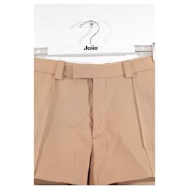 Louis Vuitton-Mini shorts de algodão-Bege