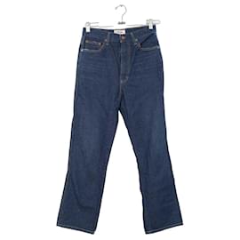 Autre Marque-Straight cotton jeans-Blue