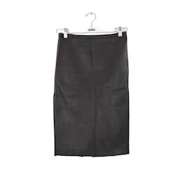 Stouls-Leather skirt-Black