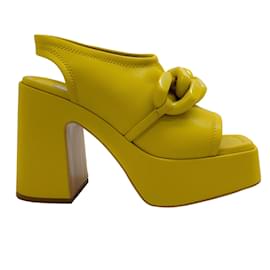 Autre Marque-Sandali con plateau elasticizzati Skyla color lime di Stella McCartney-Verde