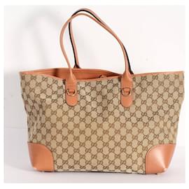 Gucci-GUCCI shopping bag-Beige,Light brown