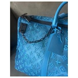Louis Vuitton-Louis Vuitton Keepall 50 Limited edtion-Light blue