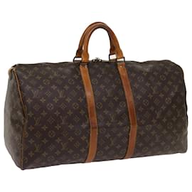 Louis Vuitton-Louis Vuitton Keepall 55-Castaño