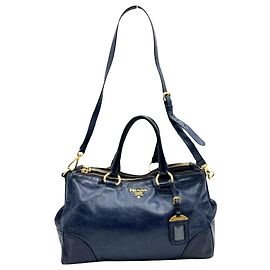 Prada Vitello Azul marinho
