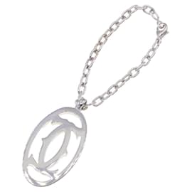 Cartier-Cartier C2 Charm Halskette-Silber