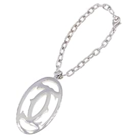 Cartier-Cartier C2 charm necklace-Silvery