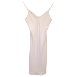 Diane Von Furstenberg-Diane Von Furstenberg Slip Dress in White Silk-White,Cream