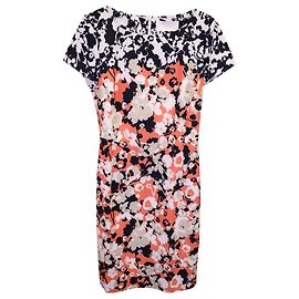 Hugo Boss Mini-robe fourreau fleurie Donisa en polyester multicolore Autre Imprimé python