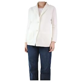 Autre Marque-White buttoned jacket - size UK 8-Other