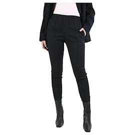 Isabel Marant-Black elasticated trousers - size UK 8-Black