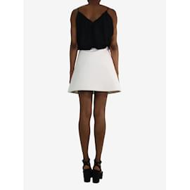 Louis Vuitton-Black and cream two-tone dress - size FR 34-Black