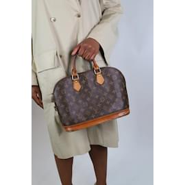 Louis Vuitton-braun 2000 Monogram Alma PM-Tasche-Braun