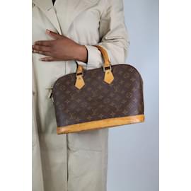 Louis Vuitton-marrón 1998 bolso Alma PM con monograma-Castaño