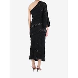 Autre Marque-Black one-shoulder lace dress - size L-Black