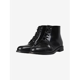 Céline-Black leather boots - size EU 38-Black