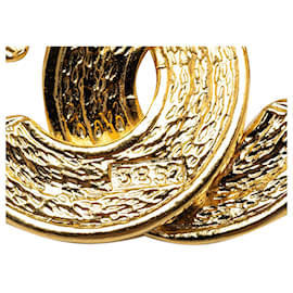 Chanel-Collar colgante Chanel Gold CC-Dorado