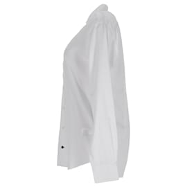 Tommy Hilfiger-Camisa ajustada de puro algodón para hombre-Blanco