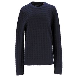 Tommy Hilfiger Hahnentritt-Pullover mit Rundhalsausschnitt für Herren Marineblau