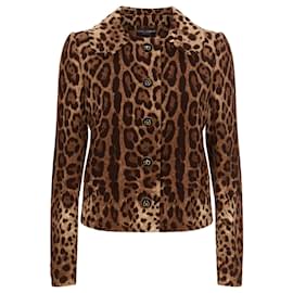 Dolce & Gabbana-Jackets-Brown