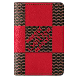 Louis Vuitton-Organizer tascabile Marque Deposee-Rosso