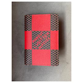 Louis Vuitton-Pocket Organizer Marque Deposee-Red