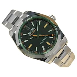 Rolex-ROLEX Milgauss quadrante nero 116400GV'21 acquistato Mens-Argento